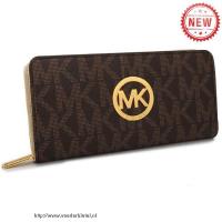 michael kors signature logo groot bruin portefeuilles Bestellen Online 449av931